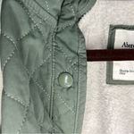 Abercrombie & Fitch Oatmeal & Olive Green Snap button up fleece teddy jacket Photo 8