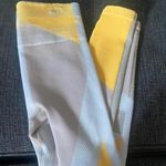 Nike sculpt Lux yellow/ grey colorblock seamless leggings Photo 1