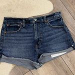 Abercrombie & Fitch High Rise The Mom Shorts Denim Jean Shorts Photo 0