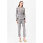 Rebecca Taylor Plaid Wool Blend Peplum Blazer Size 2 New with Tags Photo 1