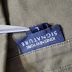 Jones New York  Green Denim Jean Jacket Large Vintage Photo 2