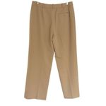Brooks Brothers Women’s Lined Lightweight Wool Tan Straight Leg Pants 8 Petite Photo 1