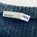 ZARA  gray floral sequins top size Medium Photo 2