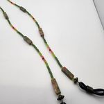 Glasses Seed Bead & Unakite Glasses Chain Pink Photo 1