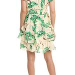 Flora Bea NYC Cream & Green Catalina Mini Dress Size XS Photo 1