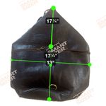 None Chic Black Leather‎ Women's Backpack Handmade Artisan Photo 1