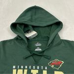 Majestic Minnesota Wild Fan Fashion NHL Pullover Hoodie Sweatshirt Women’s L Photo 3