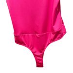 White Birch  strapless body suit top hot pink womens size small stretchy Photo 1