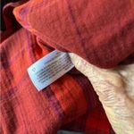 Ava & Viv Vibrant Red Plaid Shirt No Gap Plus Size Long Sleeve 2X Photo 6