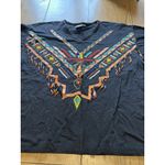 Vintage Bali Moon Women’s Aztec Pattern Beaded T Photo 5