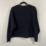 Nike Women Black Sportswear Terry Crew Neck Sweatshirt Size S #857088-010 Photo 7