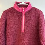 Aerie Dream Sherpa Quater Zip Pink Sweatshirt Size Small Photo 1
