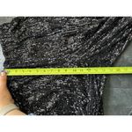 Diane Von Furstenberg  Sequin Pants Wide Leg Trousers Rhiannon Black Party Formal Photo 12