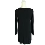 Madewell  Shift Long Sleeve Mini Black T Shirt Dress Size Small Western Indie Photo 4