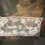 Sadie & Sage Floral Sheer Among the Stars Women's Top NWT Black Size L Photo 3