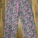 Gilligan & O'Malley floral pajama pants purple pink print XXL polyester Photo 0
