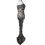 SER.O.YA Sasha Maxi Dress in Spotted Bengal Small New Womens Gown Brown Photo 4