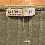 Cotton On Short Sleeve Green Crop Top Size Large NWOT Photo 2