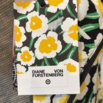Diane Von Furstenberg  for Target packable  hooded yellow and black flowered vest Photo 11