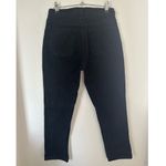 Reformation  Julia Cropped High Rise Cigarette Jeans in Black Photo 1
