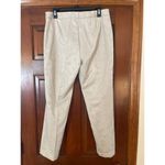 Oscar de la Renta  silver paisley baroque cropped pants size 12 Photo 4