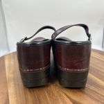 Dansko Marcelle Mary Jane Clogs Shoes Maroon Comfort Retro Women's 37 US 6.5-7 Photo 2