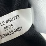 Madewell NEW  Sleeveless Boatneck Side Slit Tee Top Black Minimalist Cotton XS Photo 10