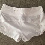 Lululemon White Speed Up Short 2.5” Photo 1