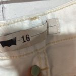 Levi's Levi’s Cream Stretch Denim Size 16 EUC Photo 12