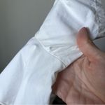 Madewell  White Button-Front Short-Sleeve Tiered Mini Dress XS Photo 8