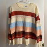 Magnolia boutique, small‎ women’s sweater striped fall favorite Blue Photo 1