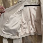 BLANK NYC White Sand Suede Leather Moto Cropped Jacket Used Medium Photo 9