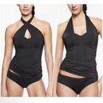 Athleta  36 B/C Navy Aqualuxe Bra Cup 2-Way Tankini Photo 1