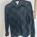 Talbots Tartan Plaid Button Down Photo 0