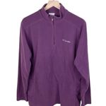 Columbia Women's Purple Quarter Zip Lightweight Fleece Pullover Size Medium Photo 0