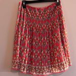 Flowy Pleated Skirt Red Size M Photo 0