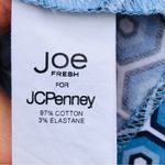 Joe Fresh  Blue Geometric Print Shift dress 6 Photo 4