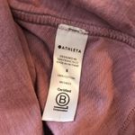 Athleta  Top Organic Daily Camo Crew T Shirt Short Sleeve Purple S Photo 3