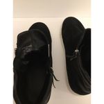 ZARA  Black Suede/Leather High-Top Zip Sneakers Sz 10 Photo 10