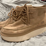 UGG  Marin Bootie Suede Sand Tan Womens Shoes US Size 8.5 Boot Sneaker Platform Photo 0