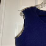 White Stag  Navy Blue Scoop Neck Sleeveless Tank XL Photo 3