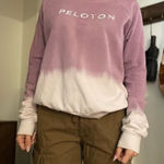 Peloton  ombre gradient crewneck‎ sweater size Medium oversized Photo 0