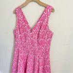 Maeve Claribel Jacquard Floral Pink Dress sz 8 Photo 10