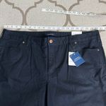 Lands' End  Chino Black Twill fit 2 tummy control pants Photo 7
