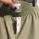 Topshop NWT Sage Green Bermuda Shorts in pleather Photo 7