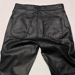 a.n.a  black faux leather skinny jean pants Photo 4