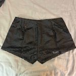 White Fox Boutique  Small Old News Sequin Shorts Black Photo 8