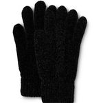 WOMEN’S CHENILLE KNIT GLOVES Black Photo 0
