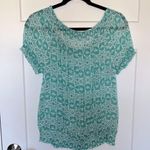 Joe Fresh Star Pattern Sheer Smock Blouse Photo 1