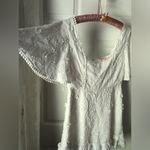 Showpo. Fancy A Spritz Square neck Mini Dress Embroidery floral babydoll size 8 Photo 4